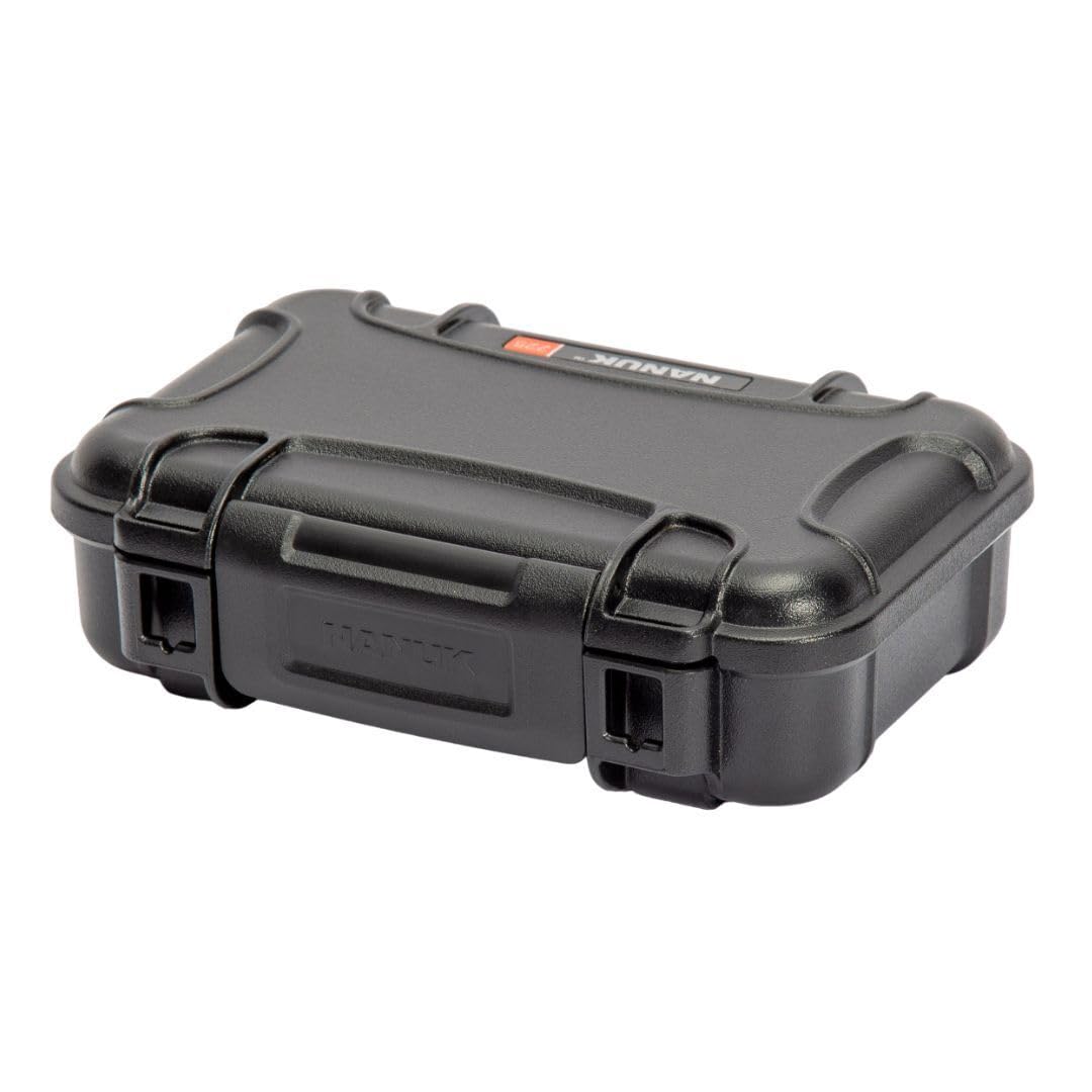 Nanuk 225 Waterproof Hard Case with Durable ABS Shell, Dustproof Seal, and Secure Latches (Black) - Image 3
