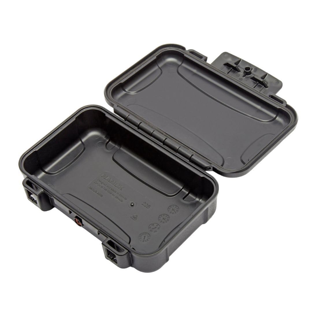 Nanuk 225 Waterproof Hard Case with Durable ABS Shell, Dustproof Seal, and Secure Latches (Black) - Image 5