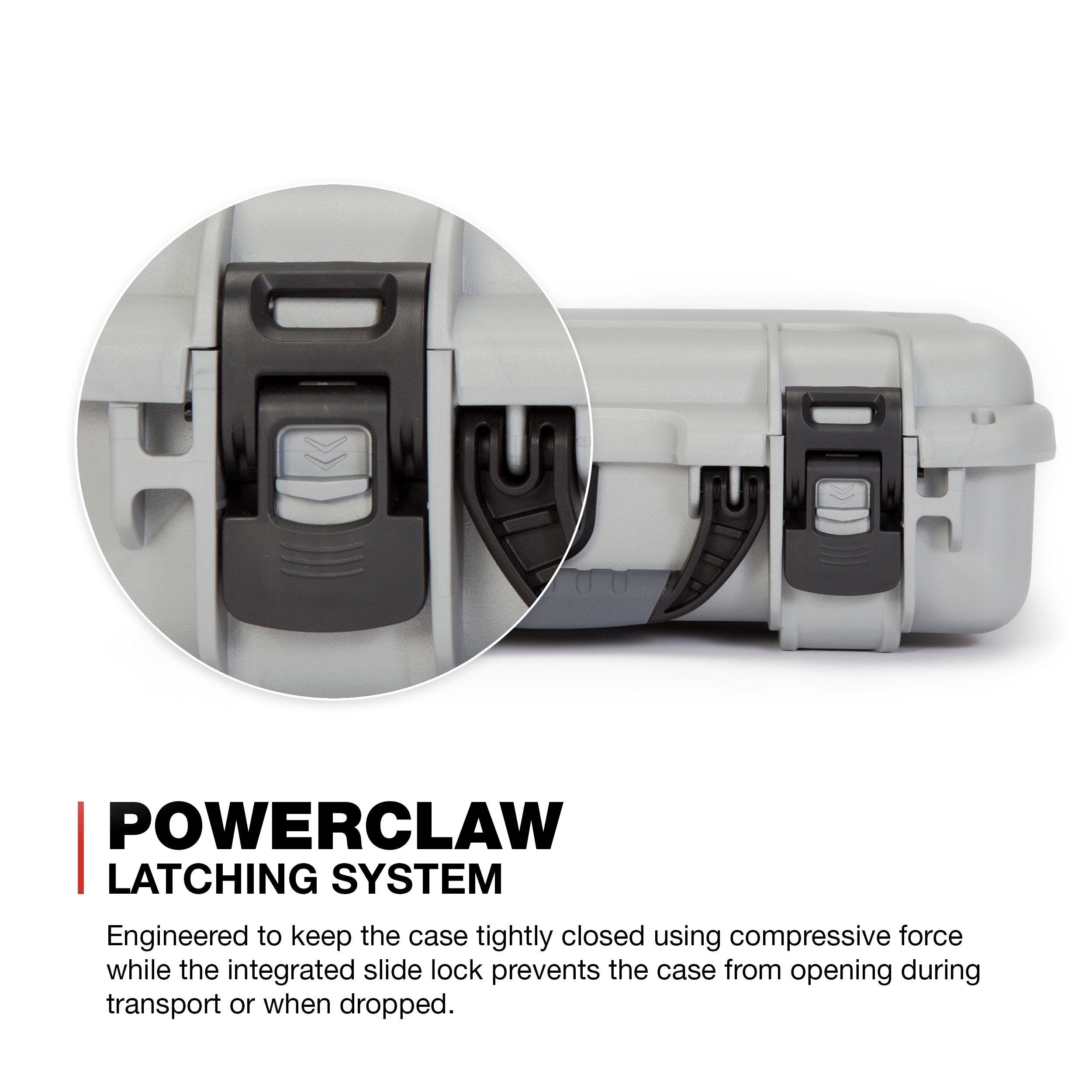 Nanuk 910 2UP Waterproof Hard Case w/Custom Foam Insert for Glock Pistols - Image 4