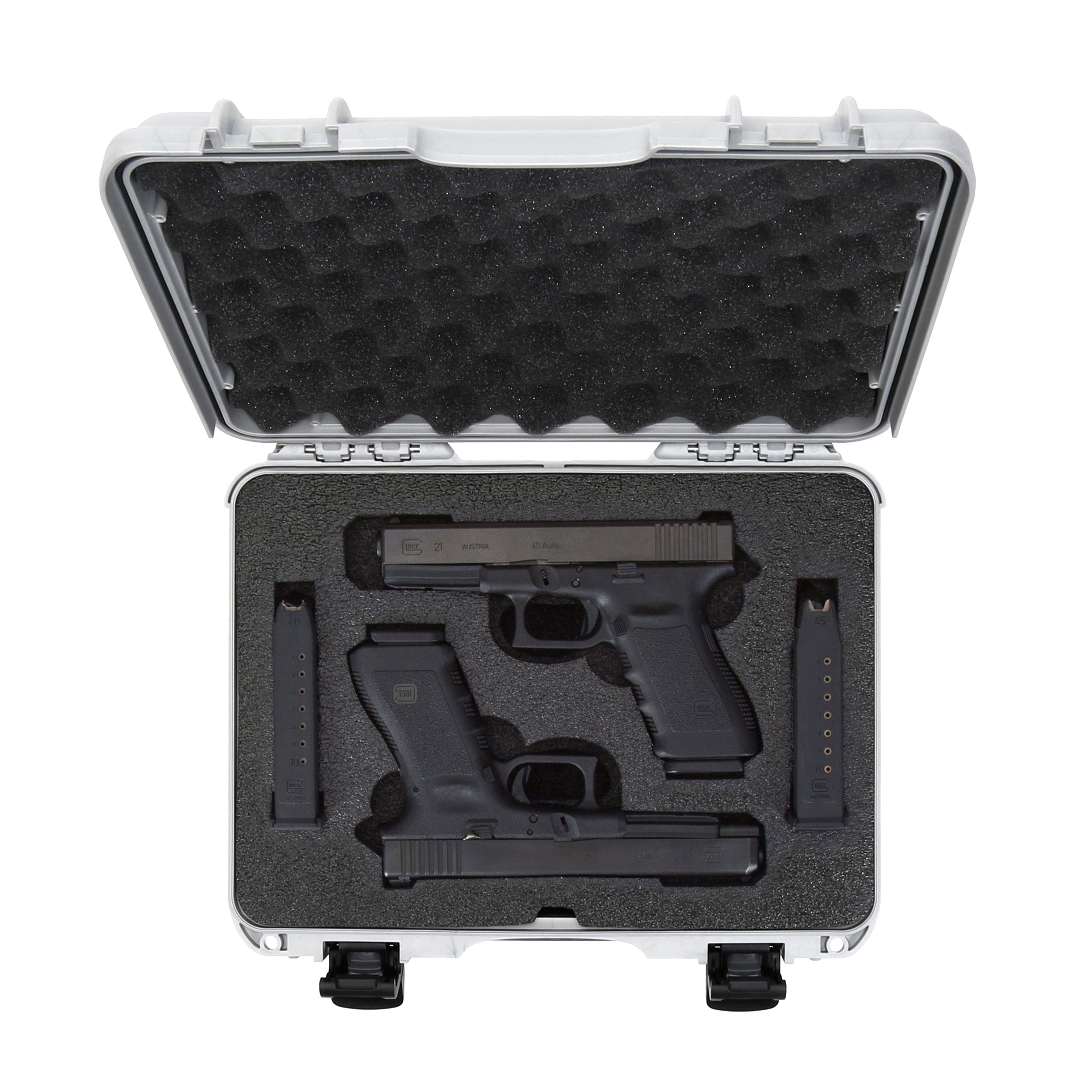 Nanuk 910 2UP Waterproof Hard Case w/Custom Foam Insert for Glock Pistols - Image 5