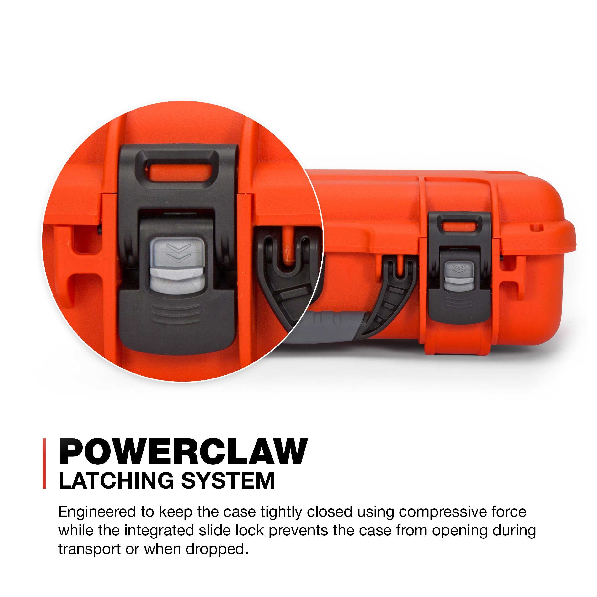 Nanuk 910 2UP Waterproof Hard Case w/Custom Foam Insert for Glock Pistols - Image 4