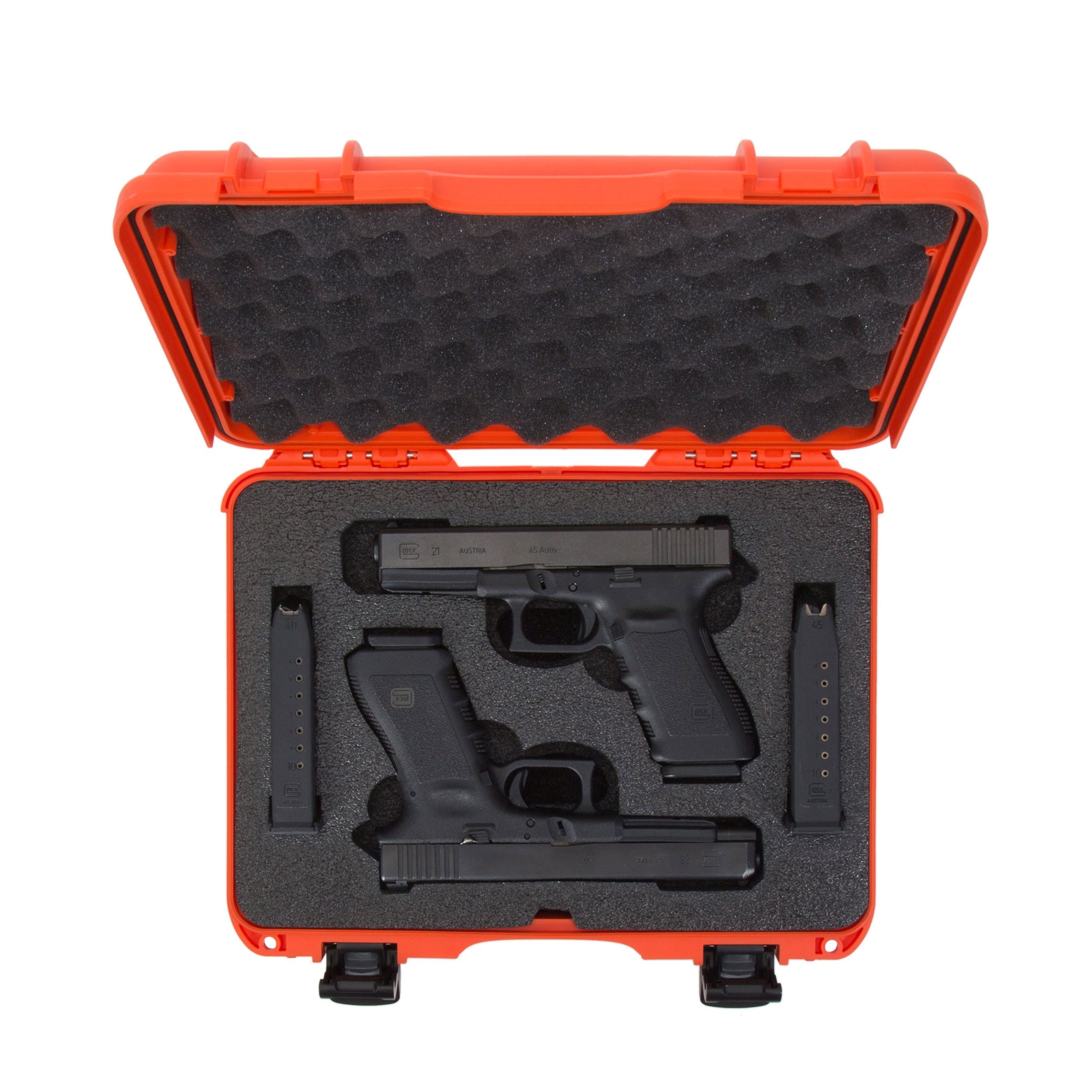 Nanuk 910 2UP Waterproof Hard Case w/Custom Foam Insert for Glock Pistols - Image 5