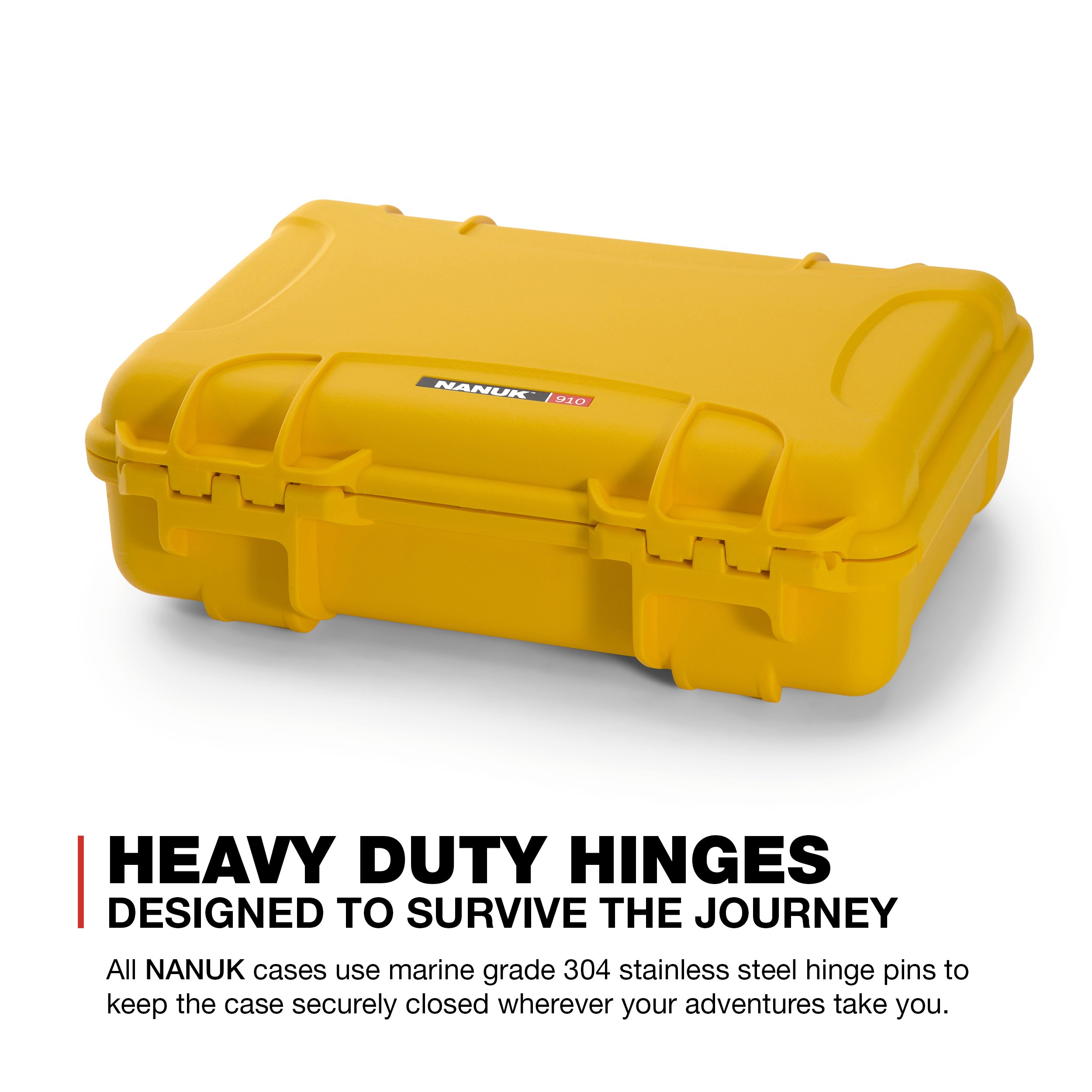 Nanuk 910 2UP Waterproof Hard Case w/Custom Foam Insert for Glock Pistols - Image 8