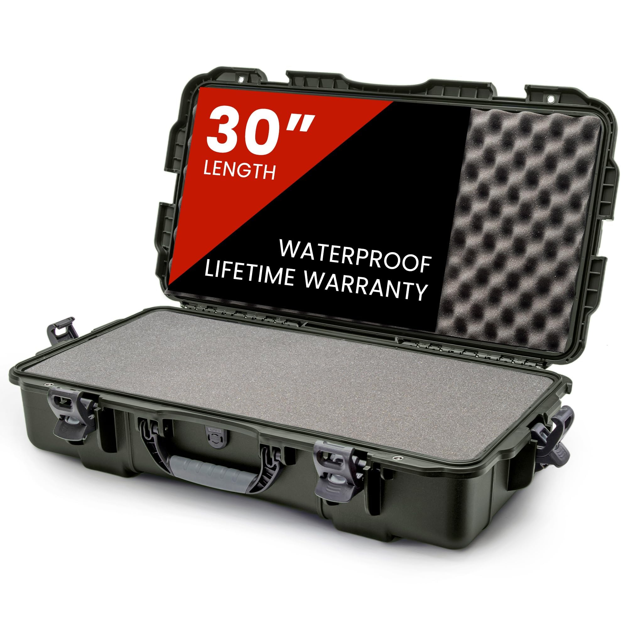 NANUK Hard Case with Foam & Wheels - 30" to 55" Long, Customizable Foam Insert, IP67 Waterproof & Crushproof, Rugged Construction for Ultimate Protection, Made in Canada - Image 7